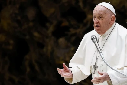 pope francis speaks during the weekly general audience in paul vi hall at the vatican december 18 2024 reuters guglielmo man